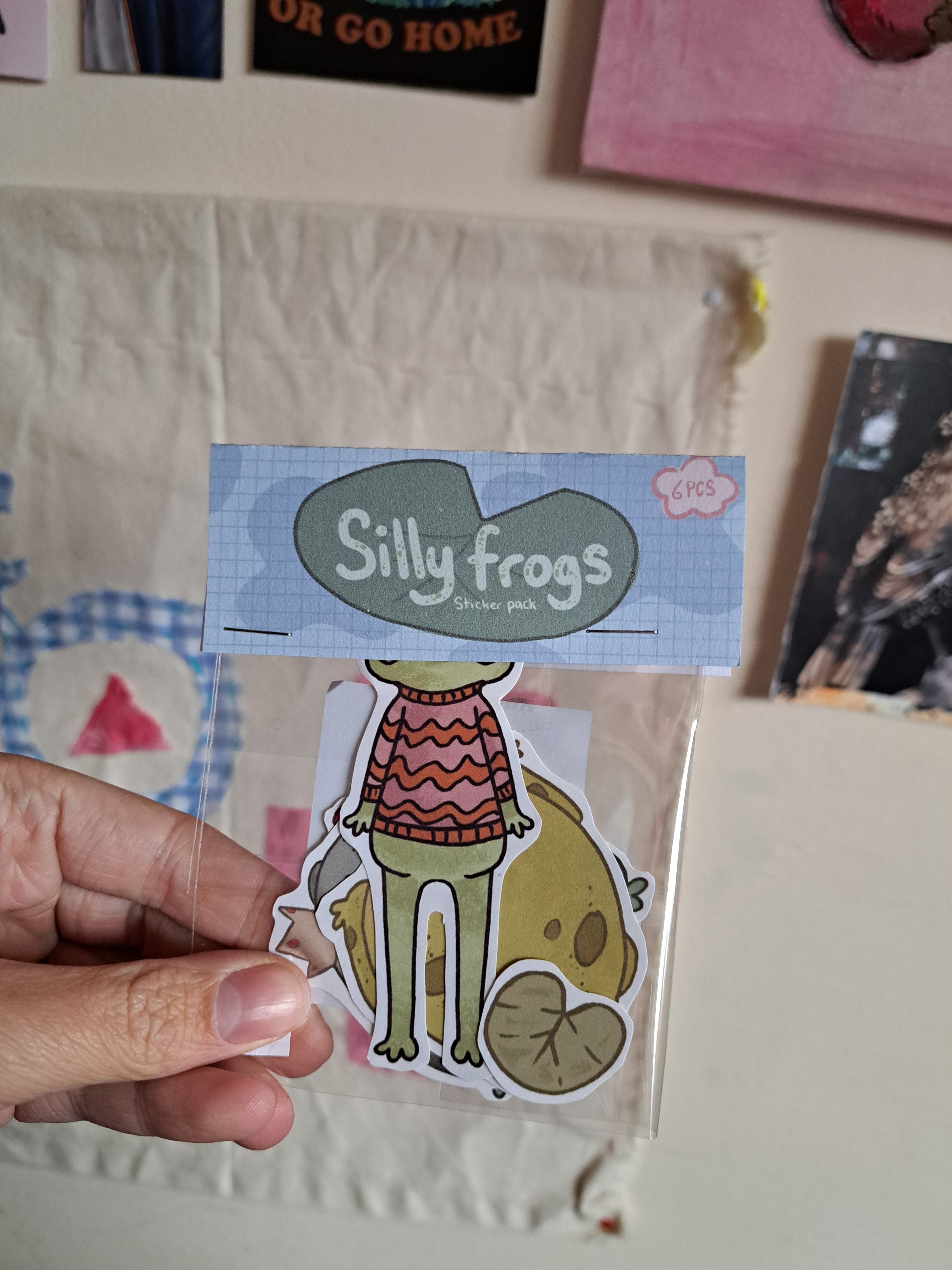Silly Frogs sticker packs