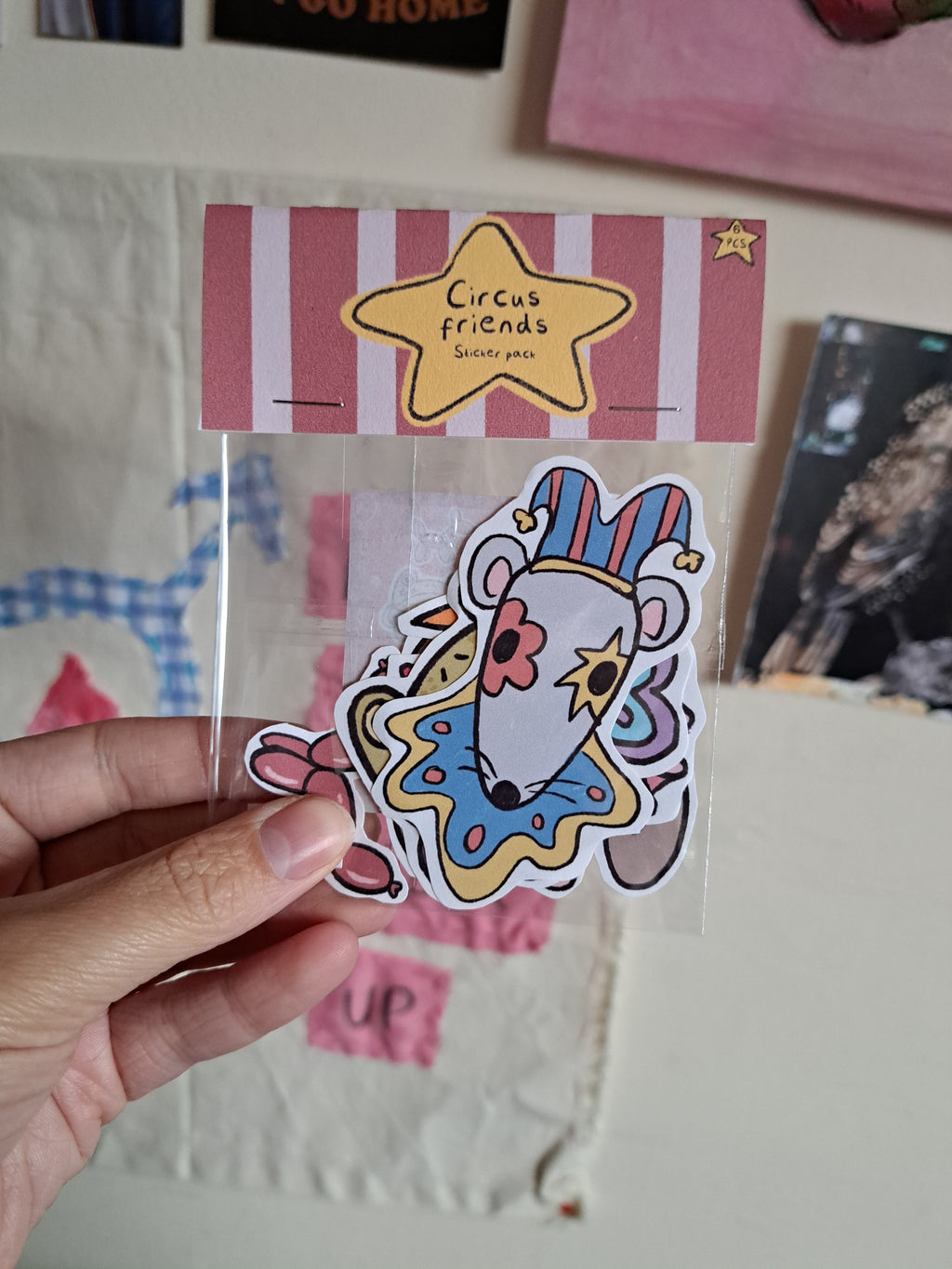 Circus friends sticker pack