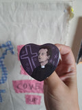 Hot Priest hear badge