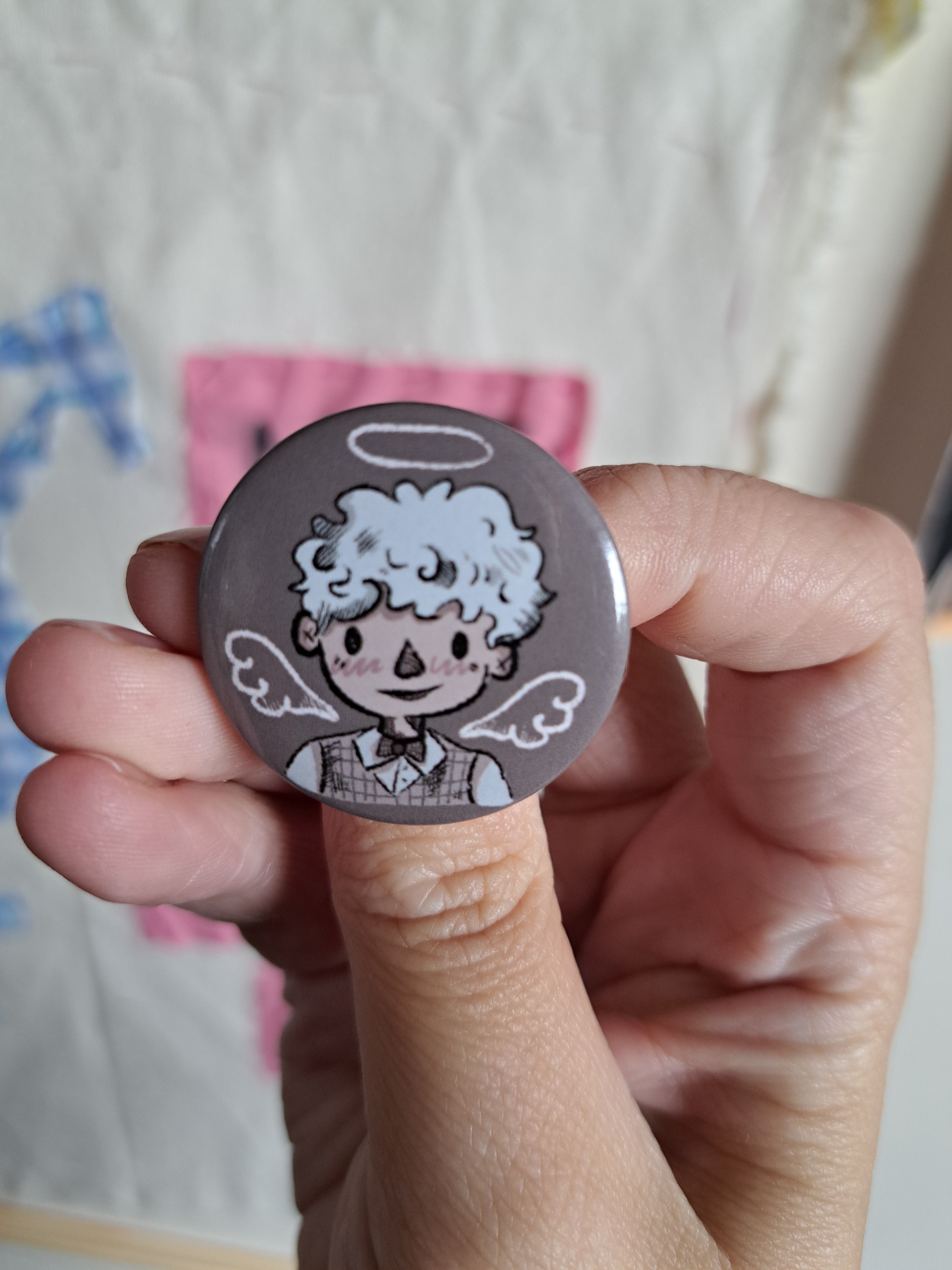 Aziraphale badge
