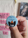 Jelly cat badge