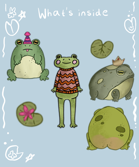 Silly Frogs sticker packs